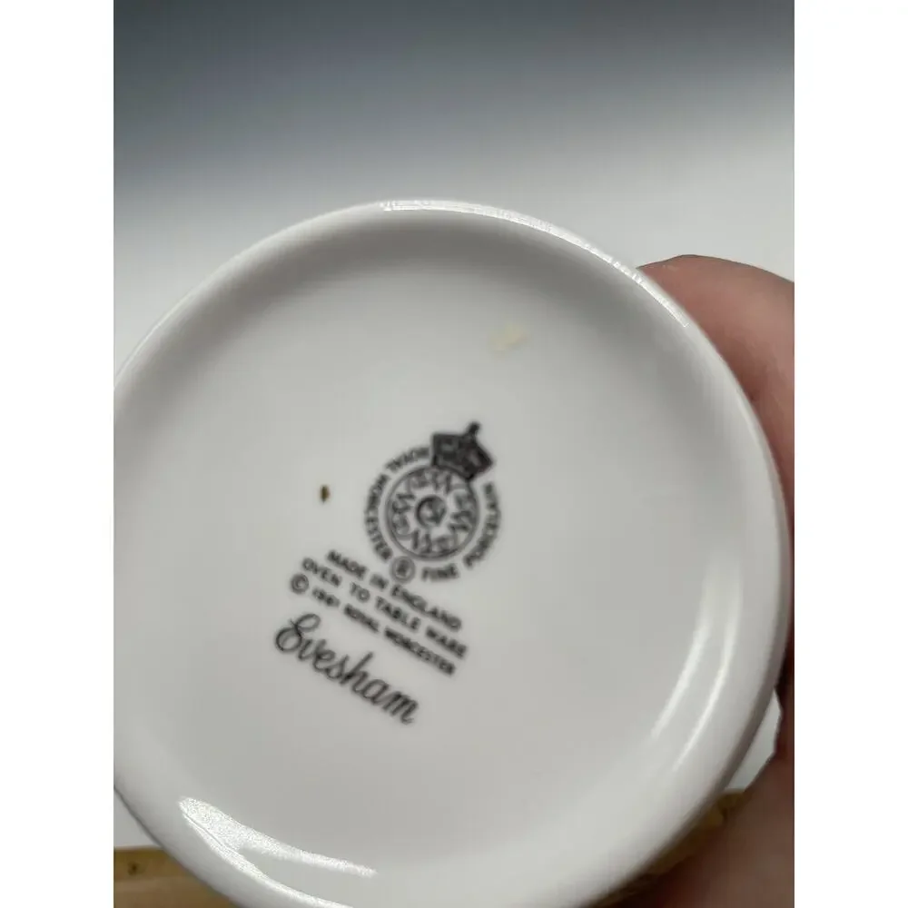 Royal Worcester‎ Evesham Gold Utensil Holder Vintage Vase A24